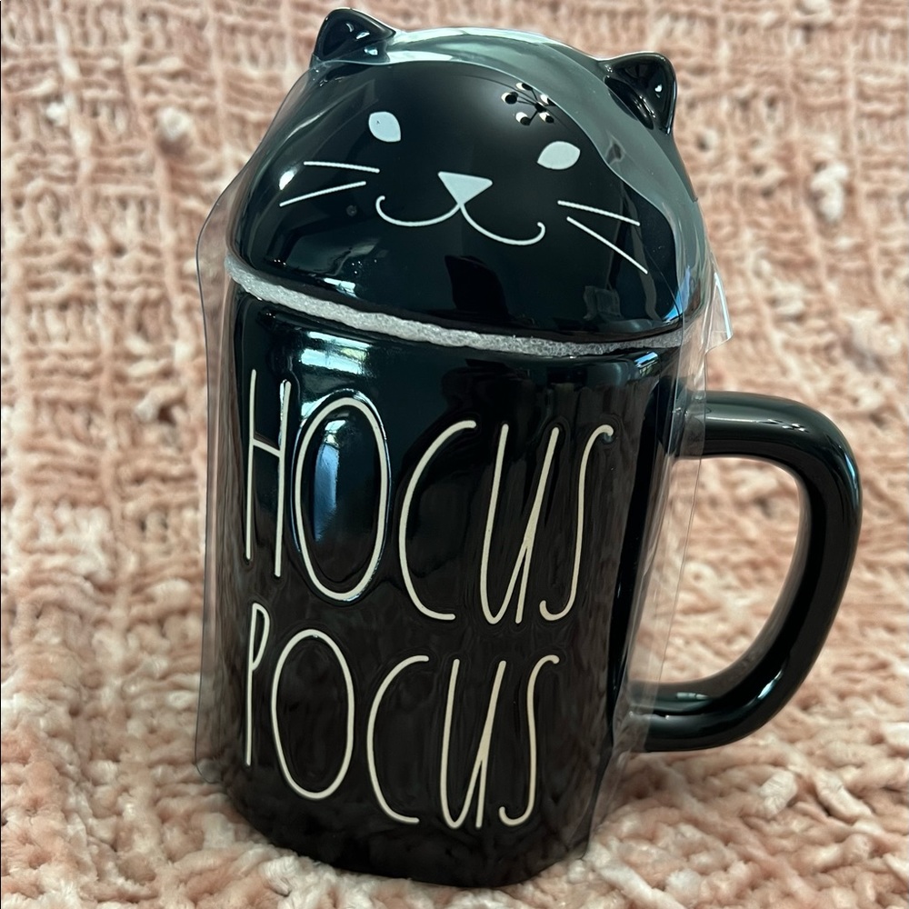 Rae Dunn HOCUS POCUS with cat topper